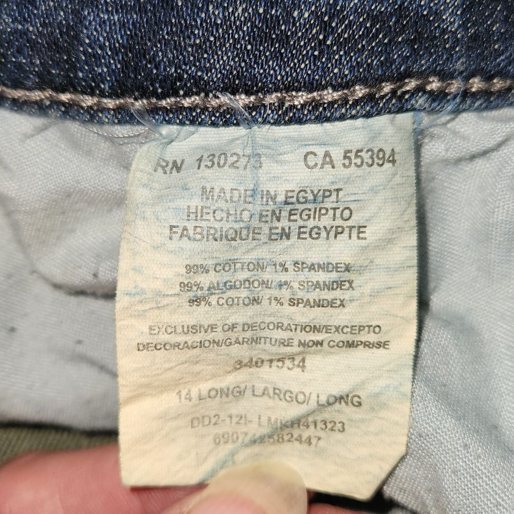 Lee Women's Slender Secret Denim Jeans Size 14 Cotton Spandex - Picture 5 of 12